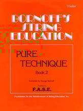 Pure Technique, Book 2 Violin string method book cover